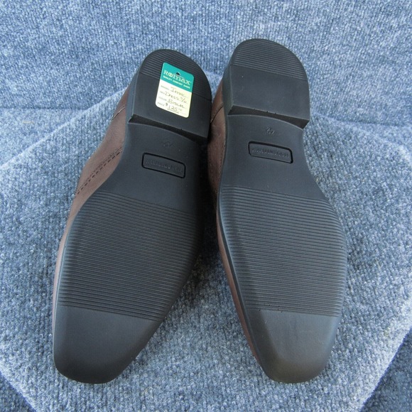 Imac Men Loafer Shoes Brown Leather Slip On‎ Size 42 Medium main image 9